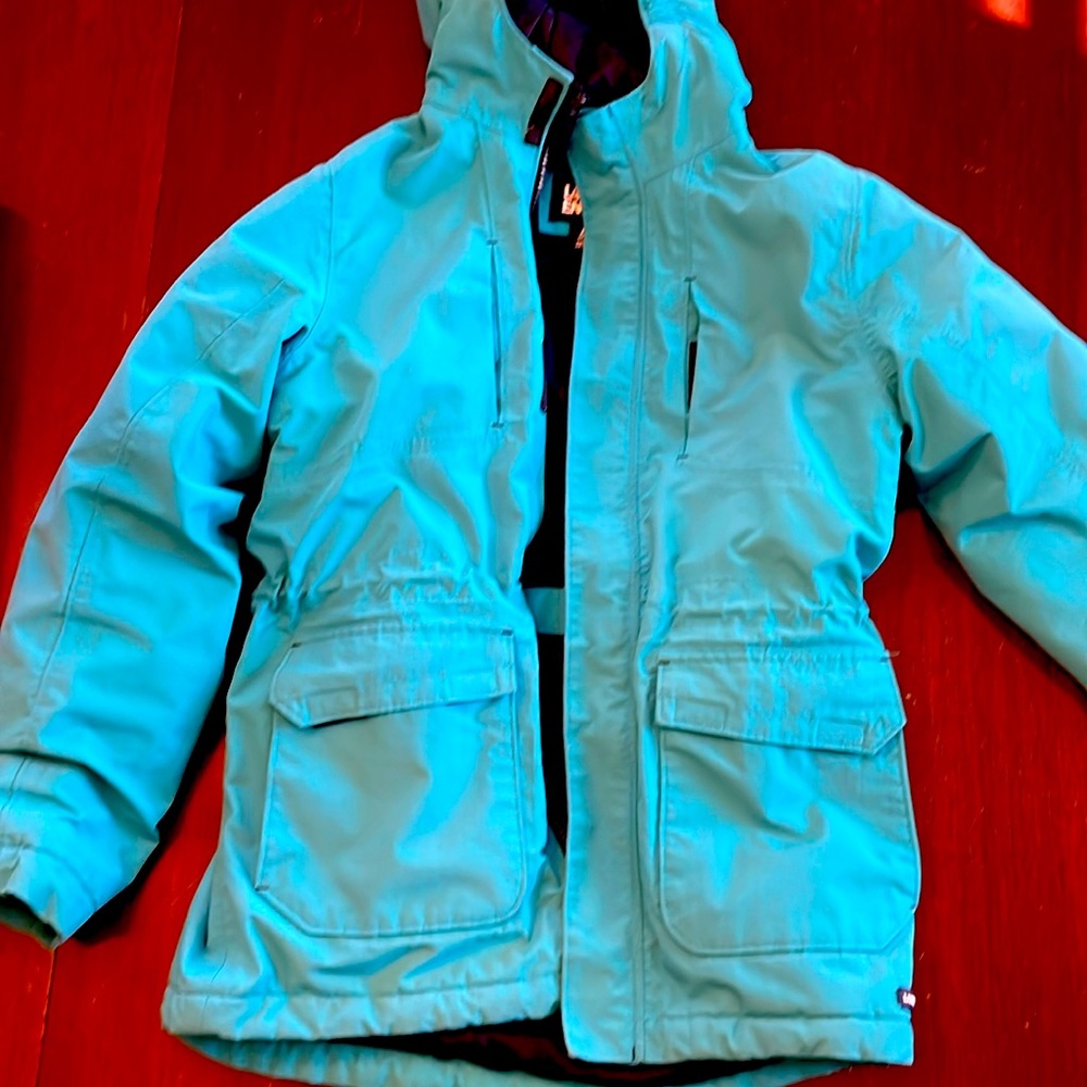 Kids Lands End Squall Parka - shell only. Size medium 10-12.